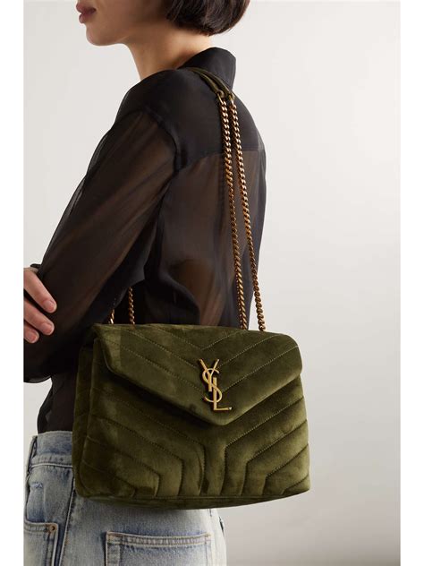 ysl green bag|ysl green suede bag.